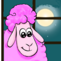 Discover Sheepy the Cotton Candy Lamb™ from the Dreamworld. A gentle guide for dreamers, kids, and soft hearts. Sheepy the Cotton Candy Lamb with soft pink star sparkles and a smiling expression